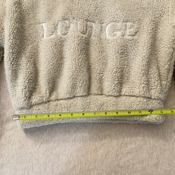 LOUNGE Underwear Cozy Teddy Crop Hoodie - Picture 5 of 9